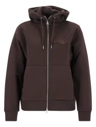 REG TONAL SHIELD ZIP HOODIE female