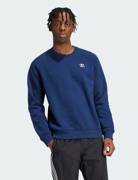 Felpa Trefoil Essentials Crew XS Night Indigo