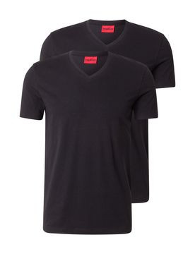 HUGO Camiseta 'HUGO-V' negro