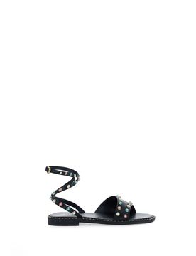 FRAU Sandali in pelle NERO 37