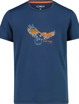 Freizeit Jungen T-Shirt, blau 128 - CMP - FashionsVida