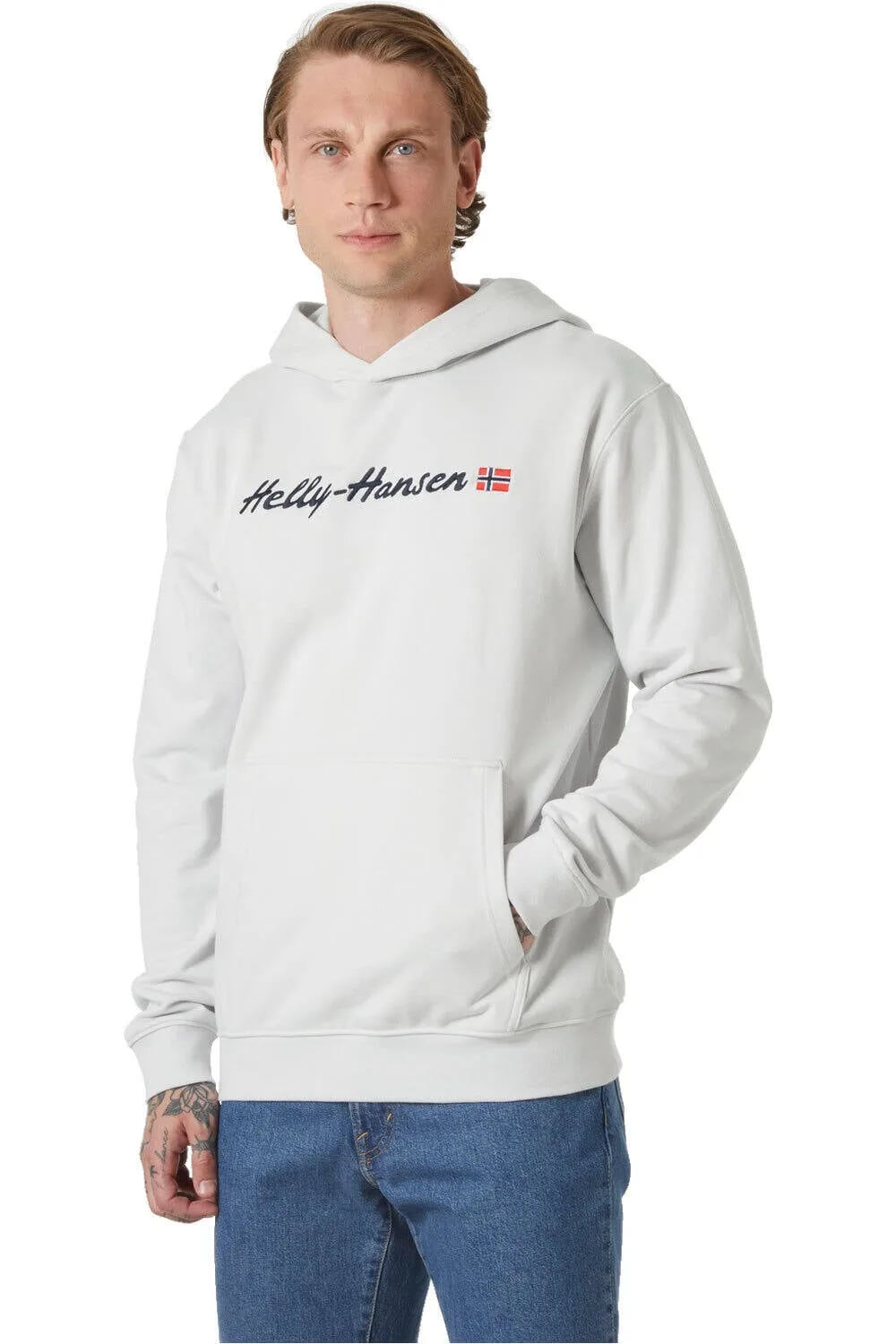Core graphic sudadera hombre Blanco (M) - Helly Hansen - FashionsVida