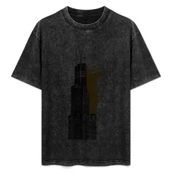 Sears Tower Cub T-Shirt Work Utility Casual Tee Shirt