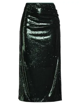 Midi-Rock Damen Grün 36,38,42 Damen - Clips - FashionsVida