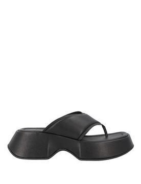 Vic Matiē Sandalias de dedo Mujer Negro 39 Mujer