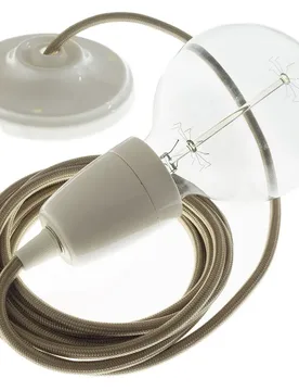 Cables Suspension Luminaire Rm27 Diy 1 M Cipria / White One Size - Creative - FashionsVida