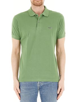 Lacoste Polo in cotone VERDE 7