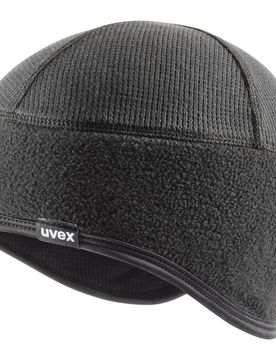 Wintermütze für Reithelme, black s-m