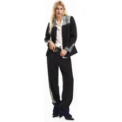 Americana de mujer bimateria