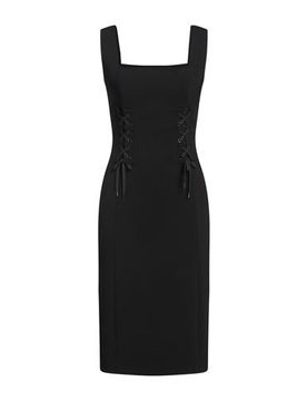 Vestido midi Mujer Negro 36 Mujer
