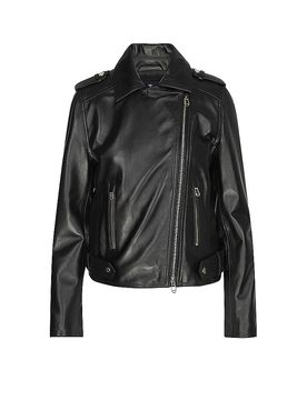 Joop Chaqueta de cuero LE58LINA negro 34