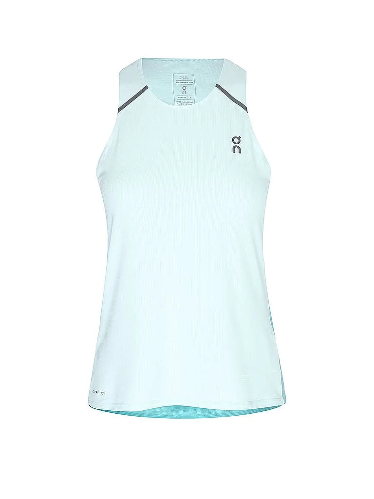 Damen Lauftank Performance hellblau S W - On - FashionsVida