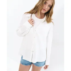 Camisa de mujer de doble tela