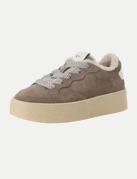 Sneaker mit Teddy-Futter Braun 39 - Tamaris - FashionsVida
