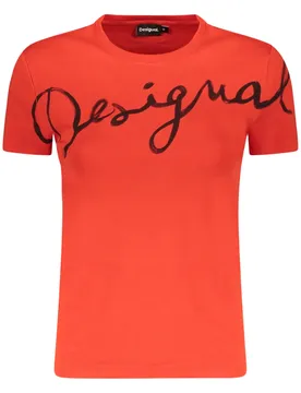 Damen Kurzarm-T-Shirt Rot 26SWTK07_RO3005