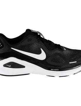 Structure 26 Running Shoes Black / White-Cool Grey-Metallic Silver UK 8.5 Men - Nike - FashionsVida