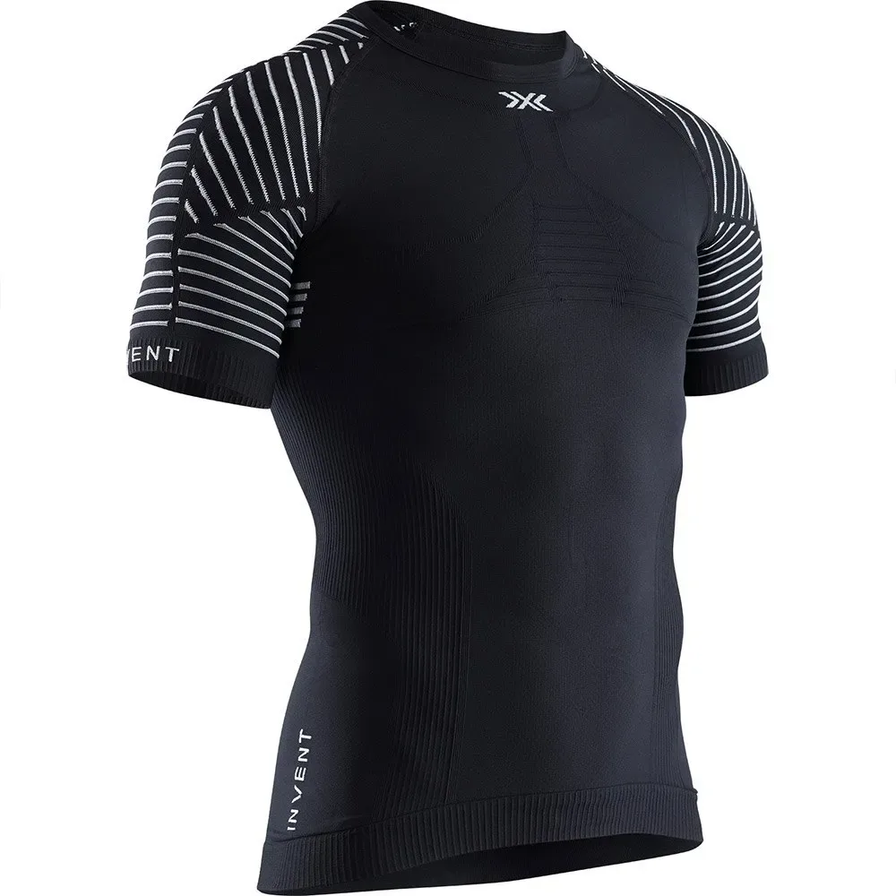 Invent Short Sleeve T-shirt Black Melange M Men - X-BIONIC - FashionsVida