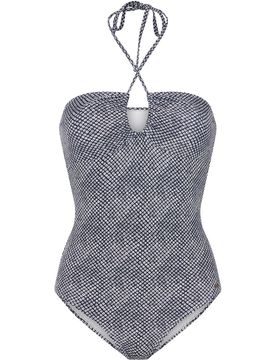 Prtjagger Damen Badeanzug, blau XL/42