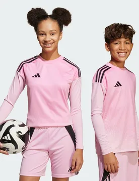 Maglia Tiro 25 Competition Goalkeeper Long Sleeve Junior 5-6A True Pink - Adidas - FashionsVida