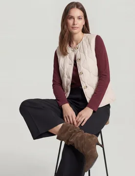 Chaleco acolchado de mujer con bolsillos - Vero Moda - FashionsVida