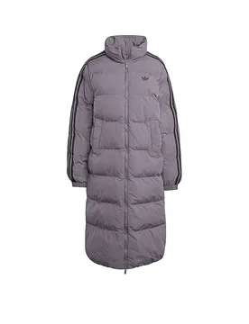 Abrigo acolchado de mujer gris M - Adidas - FashionsVida