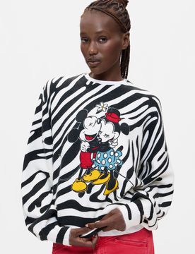 Pull imprimé Disney™, , Blanc, XS