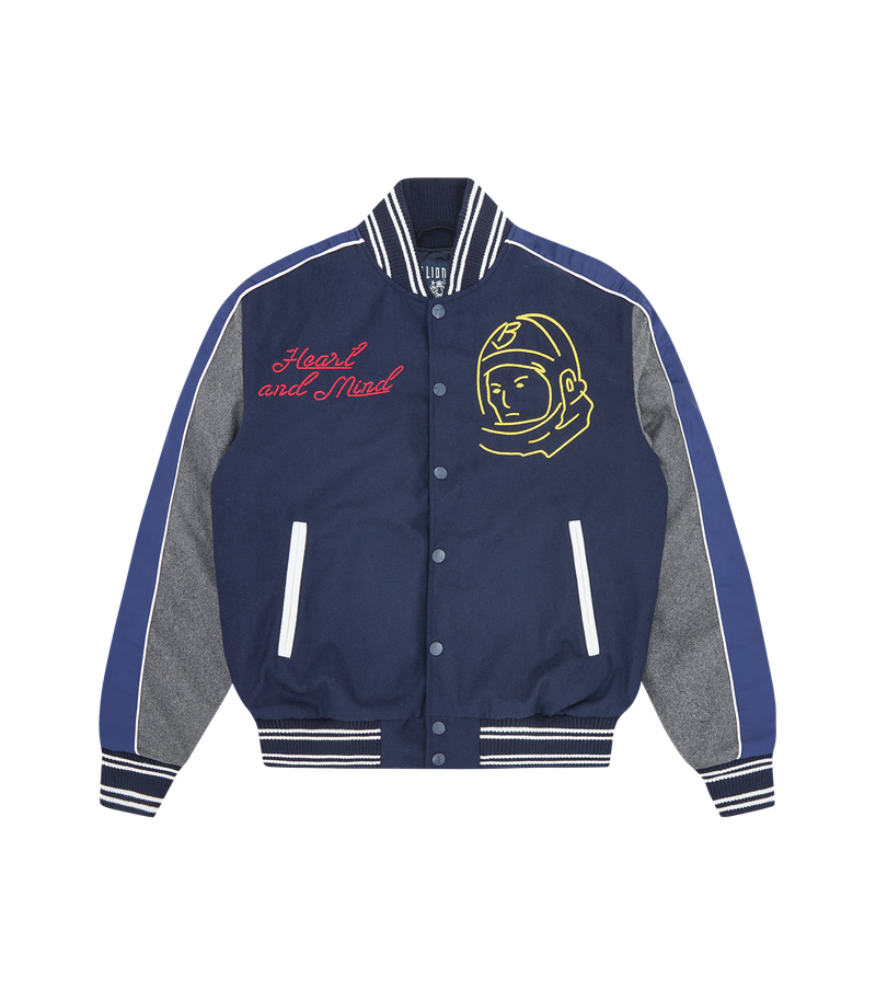 Neon Arch Logo Varsity Jacket