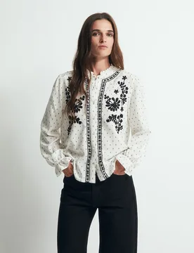 Sfera - Blusa bordada - Sfera - FashionsVida