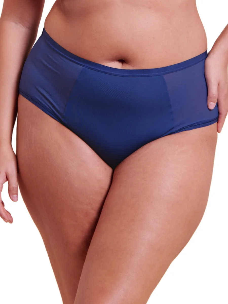 Womens Wonderfully Short - Blue Polyamide - Size Medium - Curvy Kate - FashionsVida