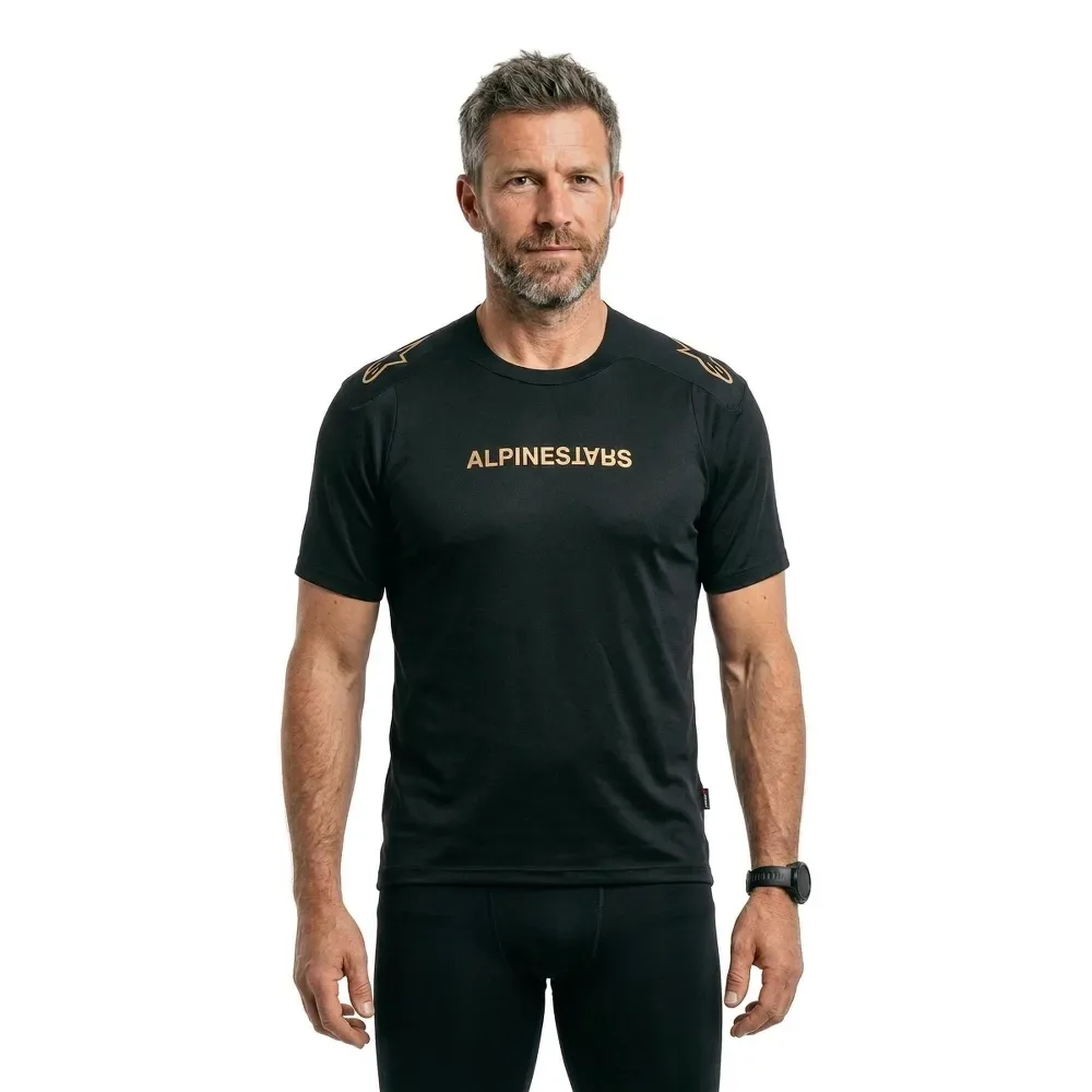 Maglia A Maniche Corte A-aria Polartec Switch Black - Alpinestars - FashionsVida