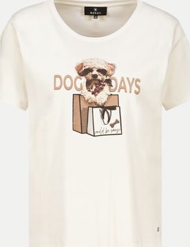 T-Shirt mit Fotoprint Weiß 38