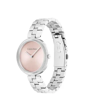 Watches Orologio Da Donna 25100015 32 Mm Silver / Pink / Mineral One Size - Calvin Klein - FashionsVida