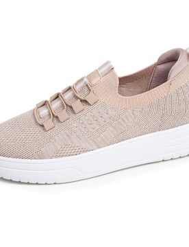 Baskets slip-on talon plateforme Beige beige 41