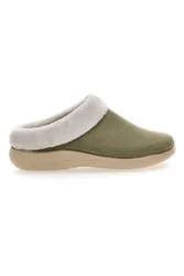 Pantofole verdi con bordo in pelo SE350 38