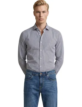 Yos Herren Hemd Blau 517063