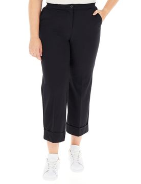 Pantalone misto viscosa NERO 50