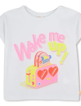 T-shirt à Manches Courtes U20934 White 3 Années Fille