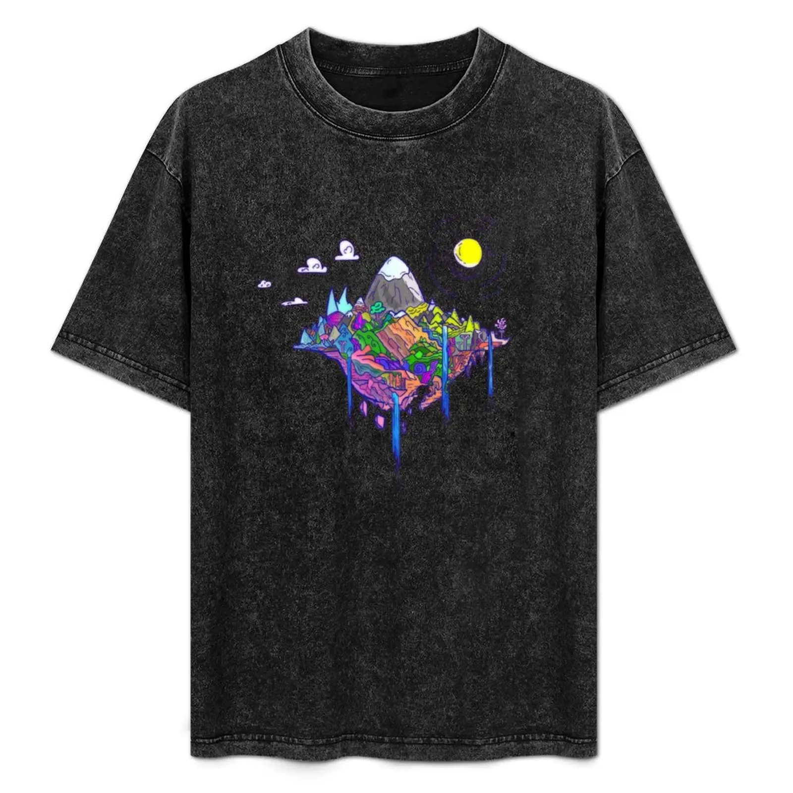 Sky Mountain T-Shirt Stain Resistant Casual Tee - Aliexpress - FashionsVida