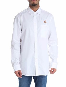 Camicia bianca Chaoscon tasca a toppa