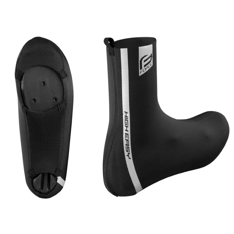 Copriscarpe ciclismo neoprene HIGH EASY ROAD nero - FORCE - FashionsVida
