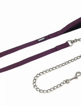 Führleine Vernickelt, blackberry - Eskadron - FashionsVida