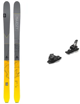 Ski Set inkl. Bdg. All-Mountain Skier Pack Havoc 90 Ti 2025 Gelb - Majesty - FashionsVida