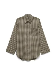 VMKARA LS LOOSE CHECK SHIRT WVN female