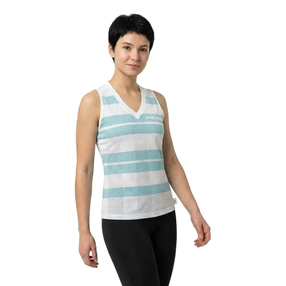 Performance Sleeveless T-shirt Print Perf / Aqu S - Head Racket - FashionsVida
