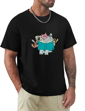 Elephant and Piggie Sticker T-Shirt Casual Light Summer Short Sleeve Top - Aliexpress - FashionsVida