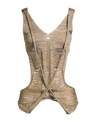 Top Damen Gold S,XS Damen