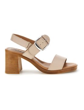 Sandali beige Made in Italy con maxi fibbia MK3619214 40