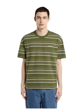 Maglietta A Maniche Corte East Liberty Stripe Cypress XL - Dickies - FashionsVida