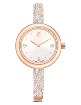 Orologio Sublima bangle, Fabbricato in Svizzera, Bracciale di metallo, Tono oro rosa, Finitura in tono oro rosa OS - Swarovski - FashionsVida