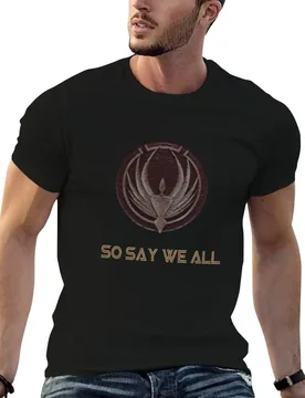 Battlestar T-Shirt funny t shirts dark humor t shirts cotton 100% cotton tshirt 100% T-shirt - Aliexpress - FashionsVida